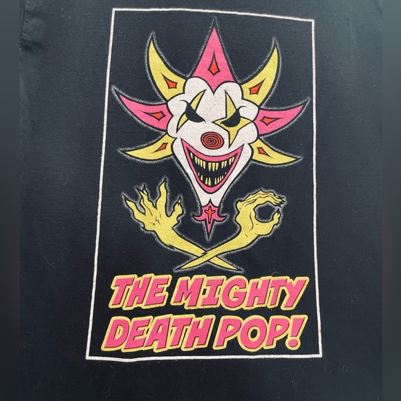 Insane Clown Posse Mighty Death Pop Double Sided Hatchet Man Large Black T Shirt - Picture 3 of 10